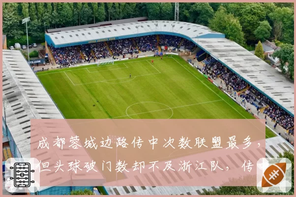成都蓉城边路传中次数联盟最多,但头球破门数却不及浙江队,传中质量待提升